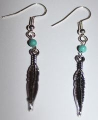 Boucles d'oreilles plumes Boucles d'oreilles plumes
