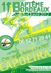 Baptême de capoeira à Bordeaux, professeur Cacique