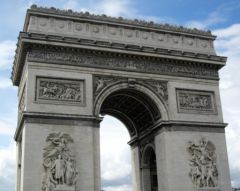 Paris : l'Arc de Triomphe