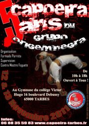 Affiche capoeira tarbes origem negra