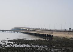 Arrivée sur l'ïle d'Oléron par le pont