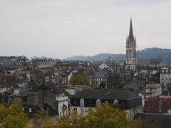 Vue grande roue : ville de Pau