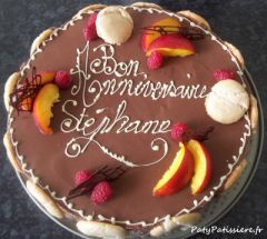 Gâteau anniversaire stéphane mousse